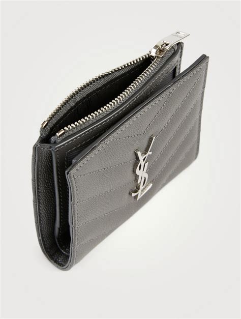 ysl monogram credit card case|YSL zipped card case.